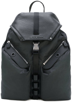 Emporio Armani front pocket backpack