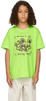 Thumbnail for your product : Stray Rats SSENSE Exclusive Kids Green Cotton 'I Wanna Be' T-Shirt