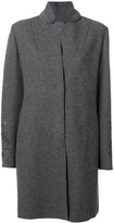 Thumbnail for your product : Lorena Antoniazzi stand up collar buttoned coat