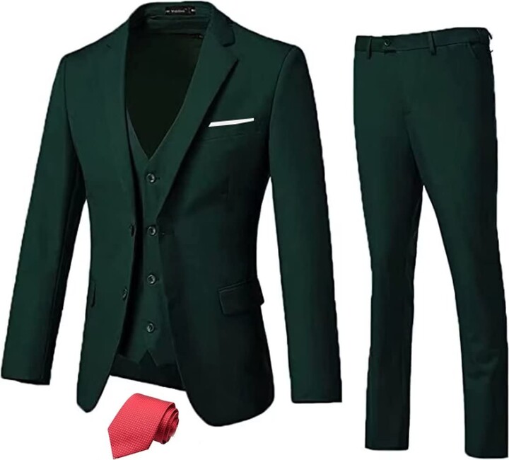 HighEnd Suits 3 Pieces Men Suit Set Slim Fit Groomsmen/Prom Suit for