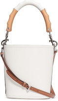 Thumbnail for your product : Prada Logo Embossed Leather Bucket Bag