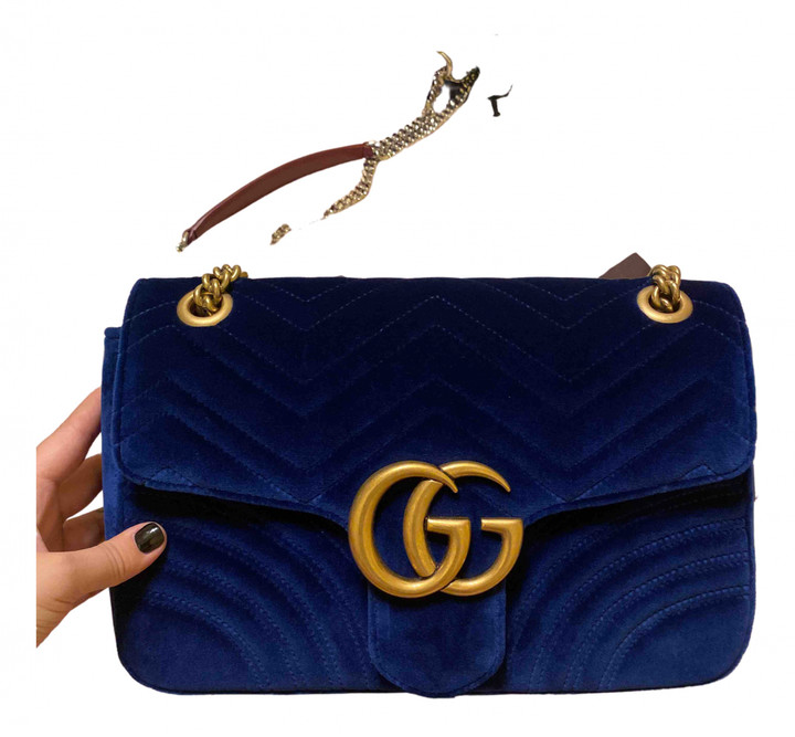 gucci marmont bag suede