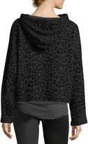 Thumbnail for your product : RtA Denim Marvin Hooded Leopard-Print Sweatshirt