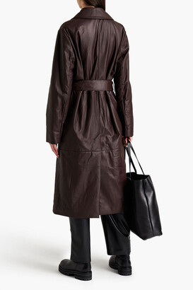 Joseph Cola belted leather coat
