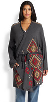 Thumbnail for your product : Johnny Was Johnny Was, Sizes 14-24 Nova Draped Cardigan