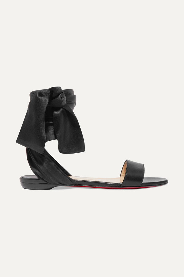 Christian Louboutin Smooth Leather Women's Sandals | Shop the 
