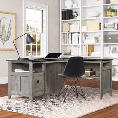 Wooden L Shape Executive Computer Desk