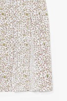 Thumbnail for your product : Nasty Gal Womens Dancing in September Floral Midi Dress - Green - 14