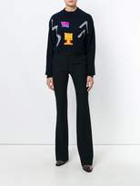 Thumbnail for your product : Peter Pilotto cropped abstract stitch sweater