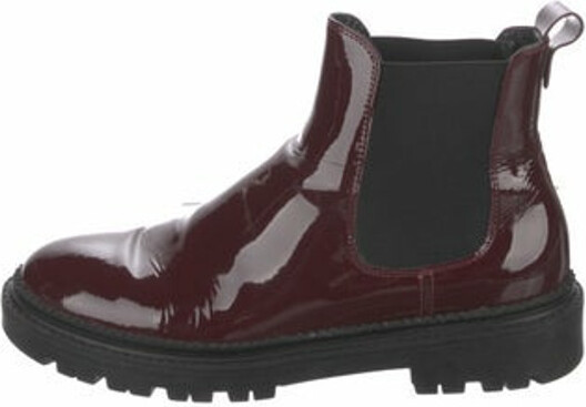 agl patent leather boots