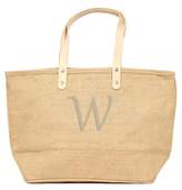 Thumbnail for your product : Cathy's Concepts 'Nantucket' Monogram Jute Tote