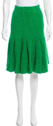 Thakoon Pleated Bouclé Skirt