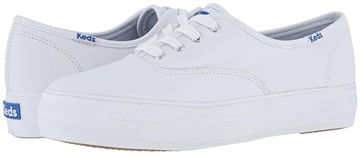 keds triple leather white