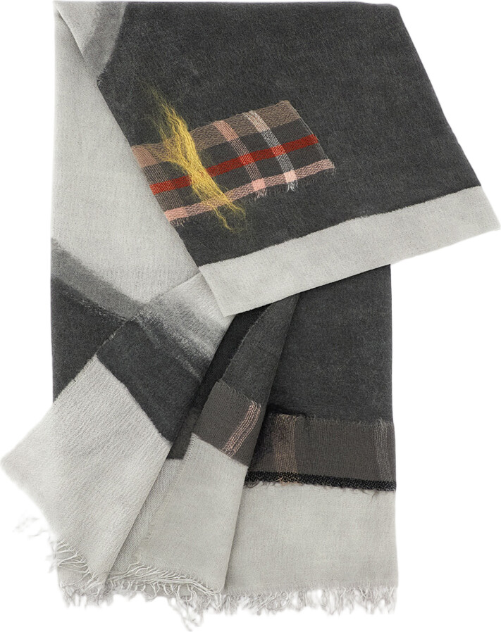 Exquisite J Multicolour Scarf With Lightweight Fabric