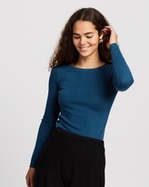 Thumbnail for your product : Forcast Stacey Boat Neck Knit
