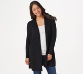 Thumbnail for your product : Dennis Basso Soft Touch Duster Cardigan with Rivets