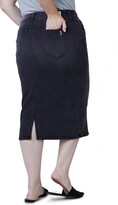 Thumbnail for your product : SLINK Jeans Denim Midi Skirt