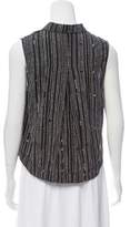 Thumbnail for your product : Raquel Allegra Printed Sleeveless Top
