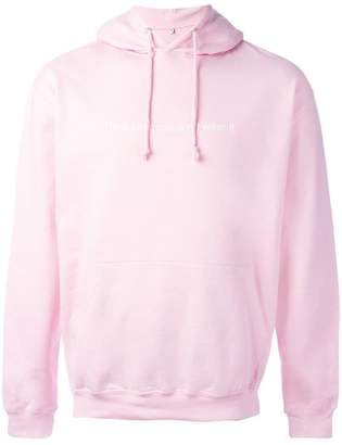 F.A.M.T. 'think pink but don't wear it' hoodie