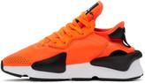 Thumbnail for your product : Y-3 Orange and Black Kaiwa Sneakers