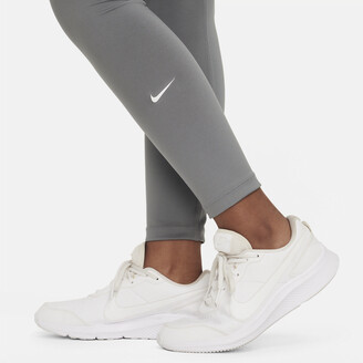 Nike Dri-FIT One Big Kids' (Girls') Leggings (Extended Size) in Grey -  ShopStyle