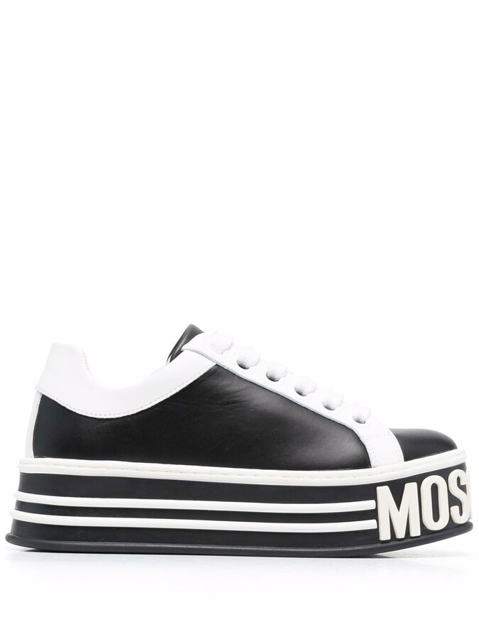 moschino platform sneakers