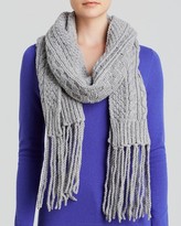 Thumbnail for your product : Michael Kors Fringed Cable Scarf - Bloomingdale's Exclusive