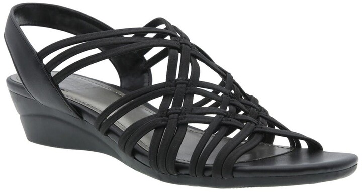wide width stretch sandals