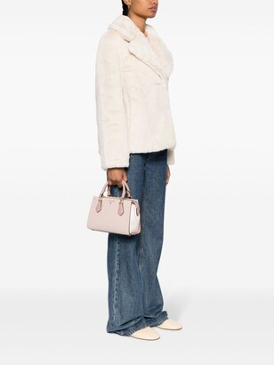 Michael Kors Marilyn Medium Top Zip Tote, Light Cream 1, One Size:  : Fashion