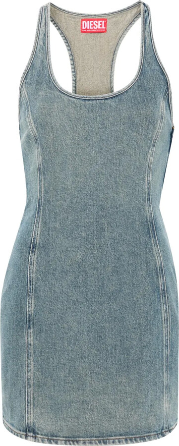 ★DIESEL★ M Leros High Neck Sleeveless Dress Black A111640B Diesel M-Leros High Neck Sleeveless Dress - ShopStyle