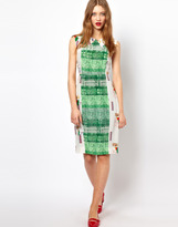 Thumbnail for your product : Peter Jensen Insert Collar Shell Dress in Mixed Print