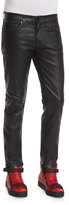 Thumbnail for your product : J Brand Tyler Painted Depth Coated Pants, Black