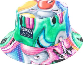 Vilebrequin x Kenny Scharf printed bucket hat - ShopStyle