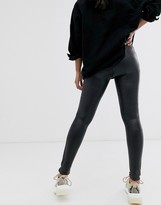 Thumbnail for your product : Spanx Mama faux leather high waist sculpting leggings