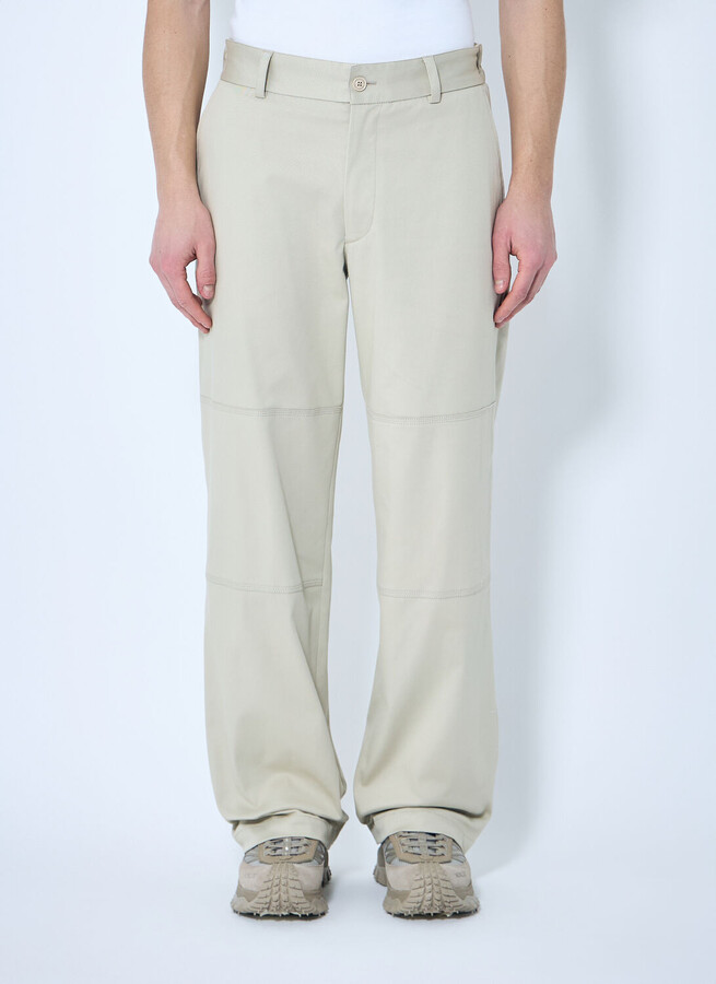 Moncler Twill Pants - Man Pants Beige Eu - 52