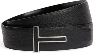 Tom Ford Leather Logo Belt
