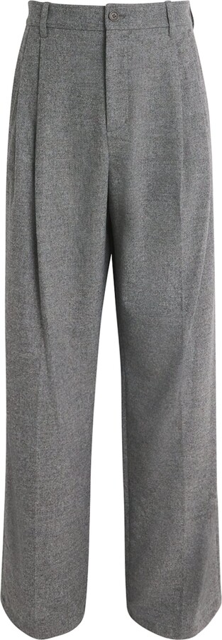 Simkhai Wool Falcon Wide-Leg Trousers