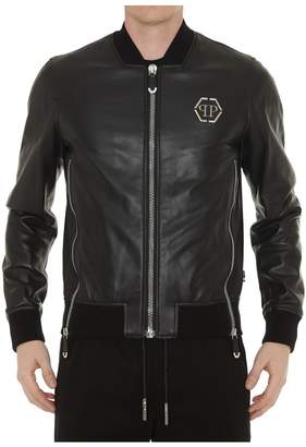 Philipp Plein Serge Leather Jacket