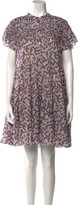 Floral Print Knee-Length Dress 