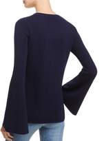 Thumbnail for your product : Aqua Cashmere Bell-Sleeve Crewneck Sweater - 100% Exclusive