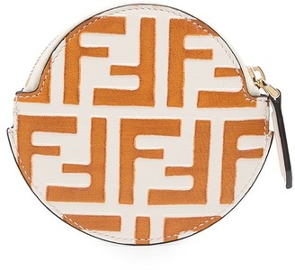 Fendi FF-logo print coin purse