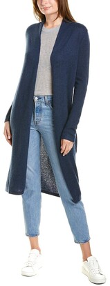 pink duster cardigan