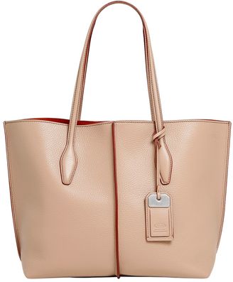 Tod's Medium Grained Leather Tote Bag