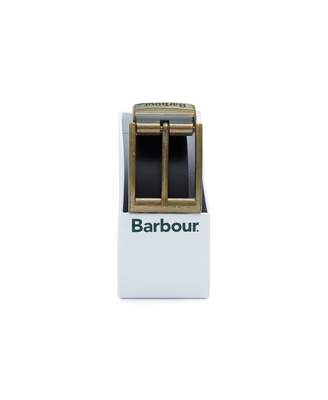 Barbour Reversible Leather Belt Gift Box Colour: BLACK, Size: MEDIUM
