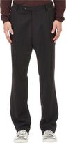 Thumbnail for your product : Lanvin Hopsack Pleated Trousers-Black