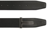 Thumbnail for your product : Tom Ford Leather Logo Belt