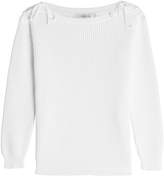 Thumbnail for your product : Max Mara Cotton Pullover with Lace-Up Shoulders