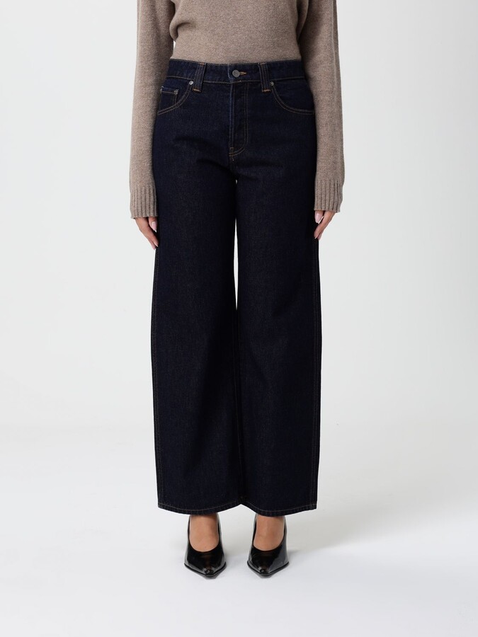 KHAITE Jeans Woman color Denim