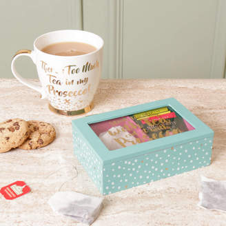 Dibor Personalised Tea And Prosecco Lovers Tea Gift Set
