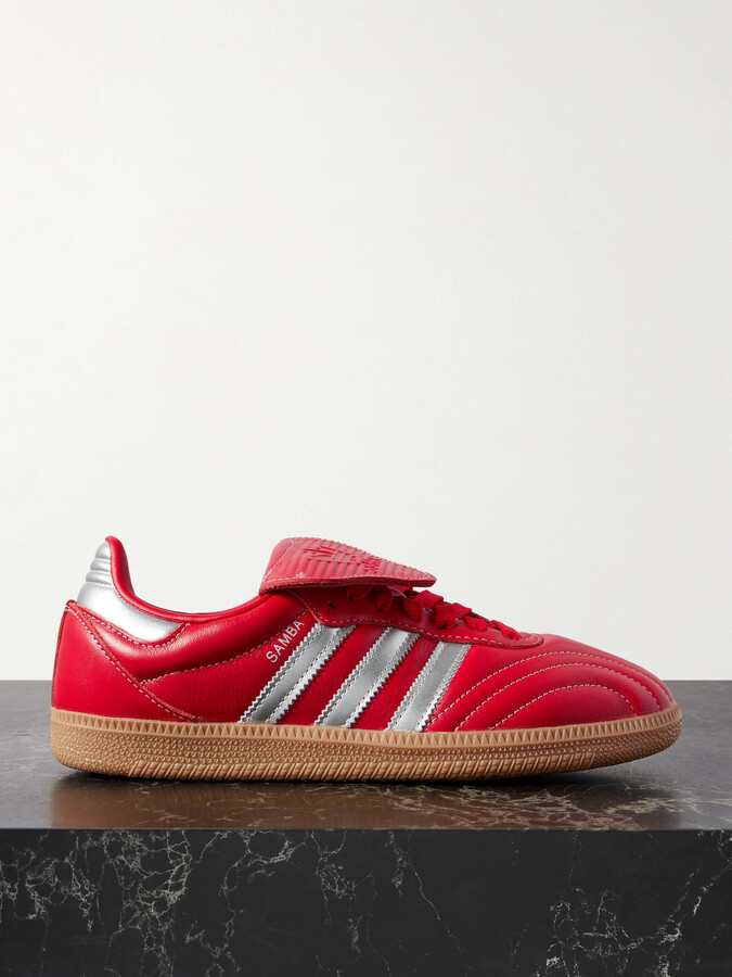 adidas Originals - Samba Lt Leather Sneakers - Red